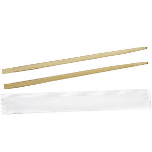 Baguette chinoise bois - Dimension (Longueur) : 20 cm