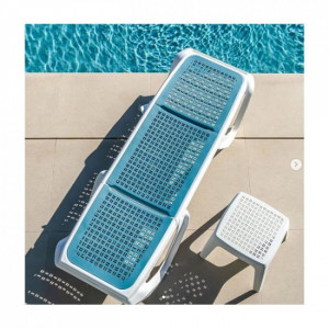 Bain de soleil tablette - Design de rivetage