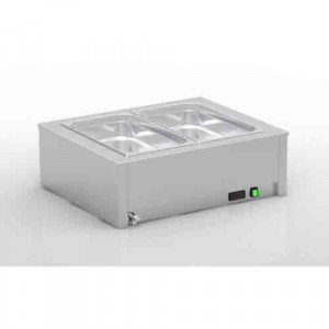 https://www.techni-contact.site/ressources/images/produits/merchandising/bain-marie-de-table-a-eau-inox-54779232-1.jpg - Capacité : 2 bacs GN1/1 prof. 150 ou 3 bacs GN1/1 prof. 150 - Puissance : 1000 w ou 2000 w