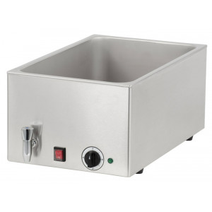 Bain-Marie professionnel GN 1/1 - Puissance : 1200 W - Dim : L.340 x P.578 x H.246 mm