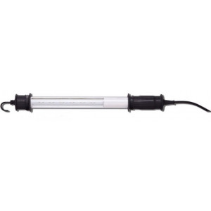 Baladeuse maniable ATEX à LED  - Baladeuse moyenne ATEX à LED avec poignée et embout en caoutchouc et muni d'un crochet. 