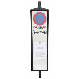 https://www.techni-contact.site/ressources/images/produits/merchandising/balise-anti-stationnement-82442644-1.jpg - Hauteur : 1000 mm – Largeur : 250 mm – En PEHD