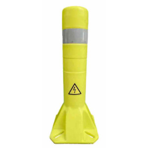 https://www.techni-contact.site/ressources/images/produits/merchandising/balise-de-protection-electrique-c2-21463247-1.jpg - Hauteur : 1000 mm - En PEHD