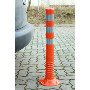 Balise de signalisation en polyuréthane - Matière : Polyuréthane - Hauteur : 450 à 1000 mm - Coloris : Orange ou Noir