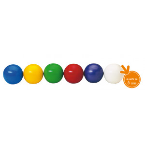 Balles de scène diamètre 70 à 100 mm - Fabriquées en France - Diamètres : 70, 80 et 100 mm