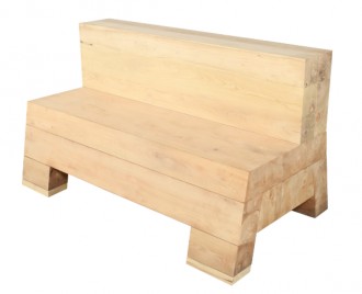 Banc de jardin en robinier - En robinier - Dimensions : 180 x 85 x 79 cm