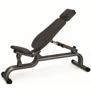 Banc de musculation ajustable en acier - Poids: 31 kg - Norme européenne EN957