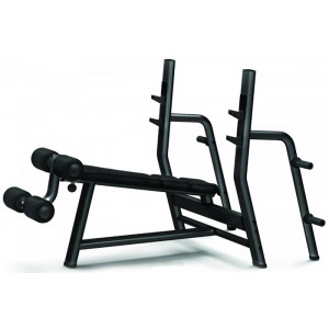 Banc de musculation développé décliné - Dimensions L x l x H : 1963 x 1527 x 1316 mm