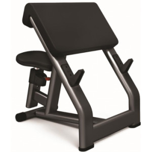 Banc de musculation Larry Scott en acier - Poids : 38 kg - Dimensions L x l x H : 940 x 820 x 980 mm