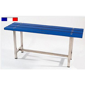 Banc de vestiaire - Longueur : 1.50 m - Hauteur hors tout : 41.8 cm