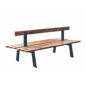 Banc double assise - Longueur (mm) : 2000