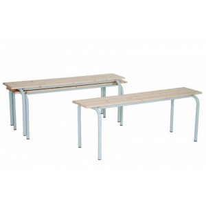 Banc empilable - Longueurs d'assise : 1.20 ou 2 mètres / Hauteur : 450 mm