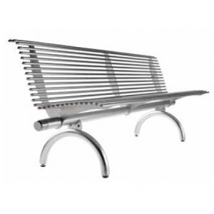 Banc en acier Rest - En acier ou acier inox