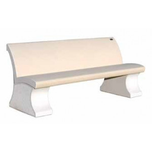 Banc en béton armé sans accoudoirs - Longueur : 1900 mm