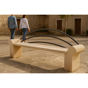 https://www.techni-contact.site/ressources/images/produits/merchandising/banc-en-beton-avec-dossier-arque-en-acier-hauteur-80-cm-longueur-largeur-215-x-80-cm-56914123-1.jpg - Hauteur : 80 cm - Longueur / Largeur : 215 x 80 cm