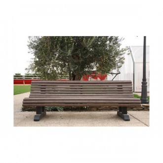 Banc plastique recyclé - Longueur (m) : 2