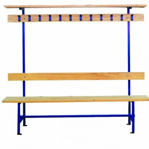 Banc pour vestiaire double face - Longueur : 1000, 1500 ou 2000 mm - Double face