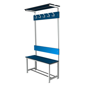 Banc pour vestiaires H 1800 mm - Longueur : 1000, 1500 ou 2000 mm - Lames en stratifie - à poser