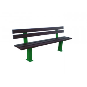 Banc public 3 lames - Longueur (mm) : 2000