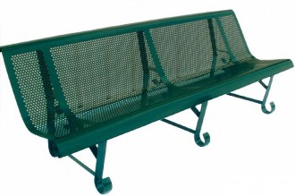 Banc public acier 2000 mm - Dimensions  : Long 2000 x larg 630 x Haut 740 mm.