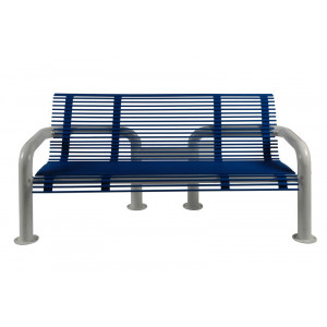 Banc public en acier 1500 mm - Longueur (mm) : 1500