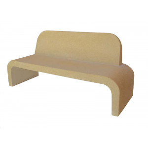 Banc public en béton avec ou sans dossier - Longueur: 850 mm et 1840 mm - Assise : 45 et 85 mm - A poser au sol ou avec résine époxy