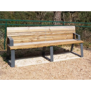 Banc public extérieur - Mobilier urbain