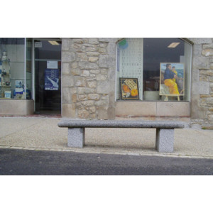 Banc public granit longueur 150 cm ou 180 cm - Longueur: 150 cm ou 180 cm