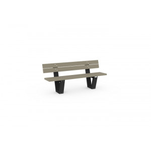 Banc public sans accoudoirs - Lg 1800 mm