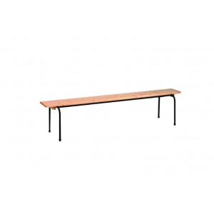 Banc scolaire empilable - Dimensions (L x l x H) : 220 x 44 x 45 cm