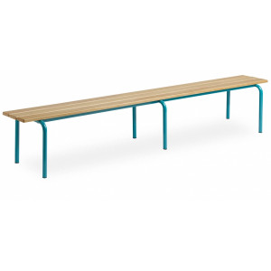 Banc scolaire sans dossier - Taille 4, 5 ou 6 - Longueur : 120 - 160 ou 200 cm