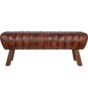 Banquette de restaurant style vintage - Dimensions : 128 x 38 x 45 cm