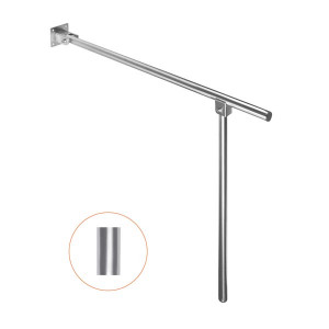 https://www.techni-contact.site/ressources/images/produits/merchandising/barre-d-appui-rabatable-avec-pied-escamotable-92576999-1.jpg - Matériel : Acier inoxydable - Diamètre Ø: 32 mm - Épaisseur : 1,2 mm