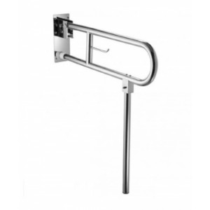 https://www.techni-contact.site/ressources/images/produits/merchandising/barre-d-appui-rabattable-avec-pied-escamotable-52515444-1.jpg - Acier inoxydable - Diamètre : Ø 32 mm - Capacité maximale : 120 kg