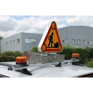 Barre de signalisation - Barre en aluminium anodisé