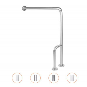 https://www.techni-contact.site/ressources/images/produits/merchandising/barre-fixe-au-sol-et-au-mur-avec-3-points-de-fixation-24617371-1.jpg - Acier inoxydable - Diamètre : Ø 32 mm - Position : Droite ou Gauche - Fixé au mur et sol