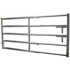 Barrière d'élevage double verrou - Barrières 60,3 mm 4 ou 5 lisses