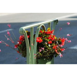 Barrière de style arcade avec jardinière - Arcade avec Jardinière