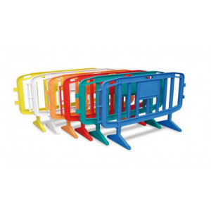 Barrière de chantier plastique - Longueur : 1260 ou 1980 mm