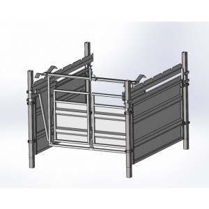 Barriere poussante contention - Barriere anti-recul 2.50 m et 3 m tôlés