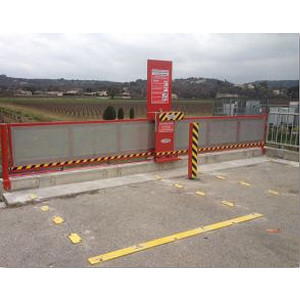 Barrière sécurité quais camion benne - Spécialement réservée aux camions bennes