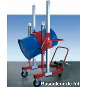 Basculeur mobile de fûts - Capacité fût : 200 L