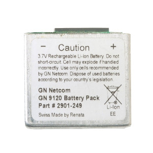Batterie pour GN9120 - Batterie supplémentaire pour casque téléphonique Jabra GN9120