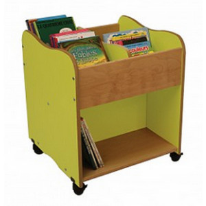 Bibliothèque 4 cases pour enfants - Dimensions (L x P x H) cm : 60 x 60 x 32 - 60 x 60 x 70