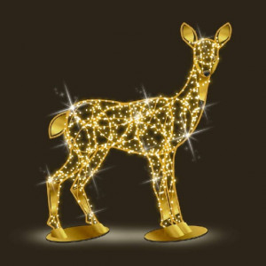 https://www.techni-contact.site/ressources/images/produits/merchandising/biche-lumineuse-3d-exterieur-47595144-1.jpg - Dimension : 115 x 130 x 45