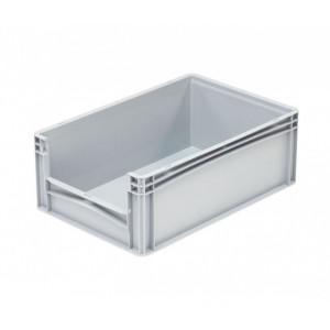 Bac plastique avec ouverture 600x400x220 mm - Volume : 44,2 L