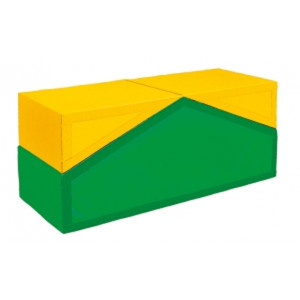 Bloc mousse variable pour educ'gym - Dimensions (L x l x h) cm : 150 x 60 x 60