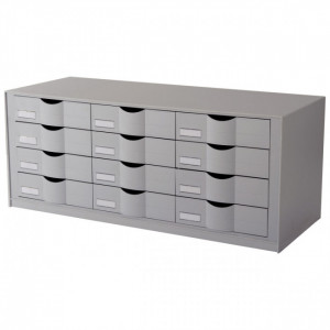 Blocs à tiroirs pour armoire - Nombre de tiroirs : de 12 à 16  - Format : A4 ou 24 x 32 cm