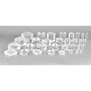 Blocs cubes et ronds plexiglass - Bloc : cube ou rond