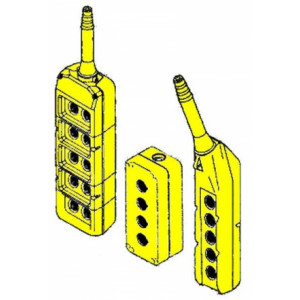 Boite à bouton sur mesure - Compatibles avec les tensions suivantes : 12 et 24 Vdc / 24, 48, 110 et 230 Vac.